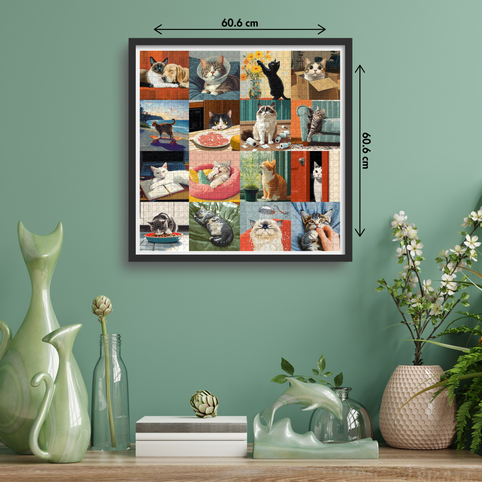 Cat Lover Gift 1000 Piece Jigsaw Puzzle