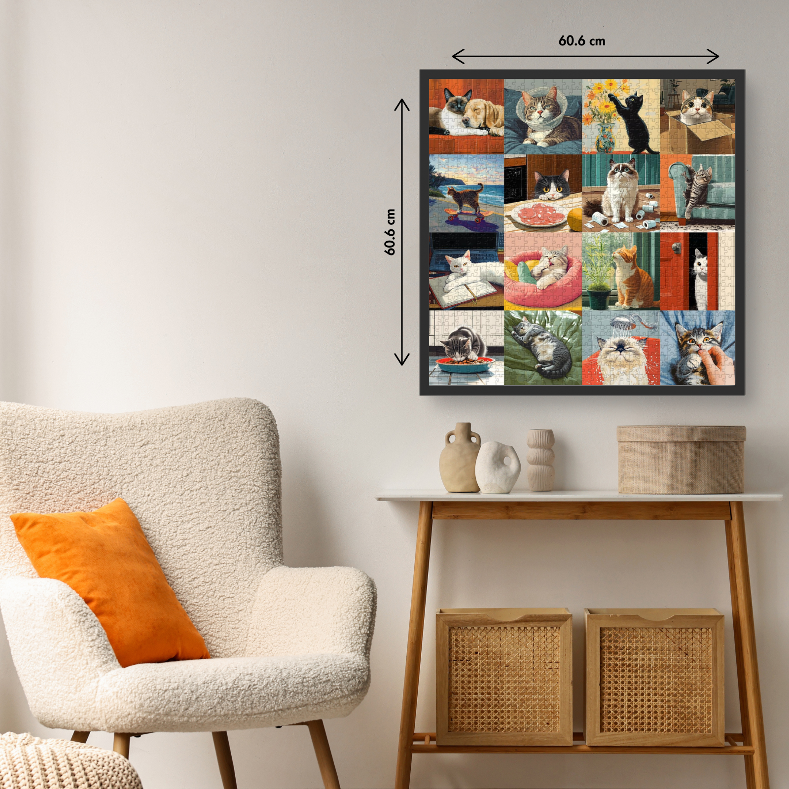 Cat Lover Gift 1000 Piece Jigsaw Puzzle