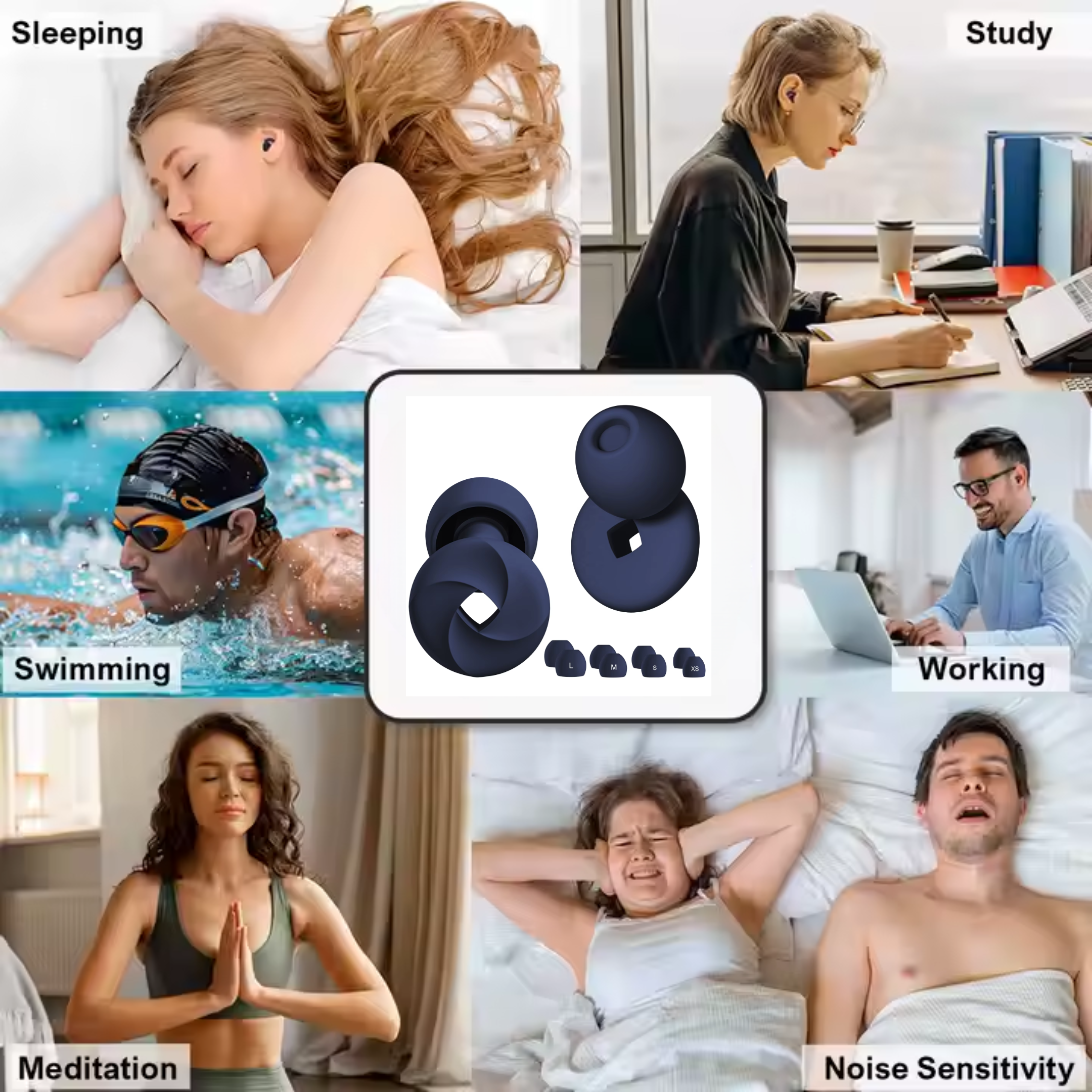 DreamSleep EarPlugs for Sleeping, Focus and Travel