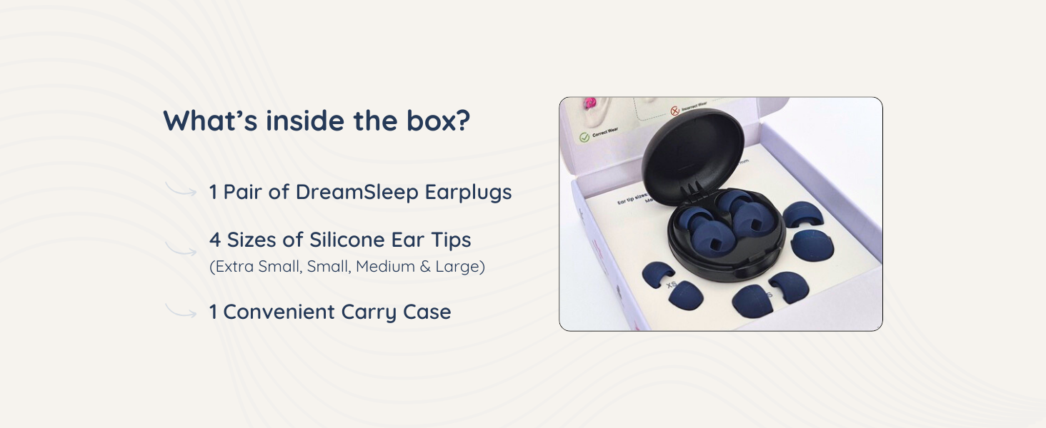 Earplugs for Sleeping What is inside the box