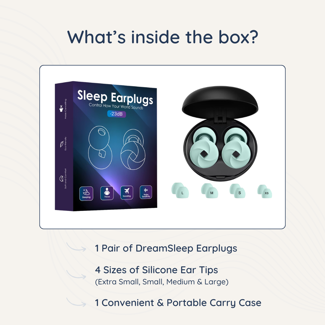 Earplugs for Sleeping - DreamSleep - What's inside the box