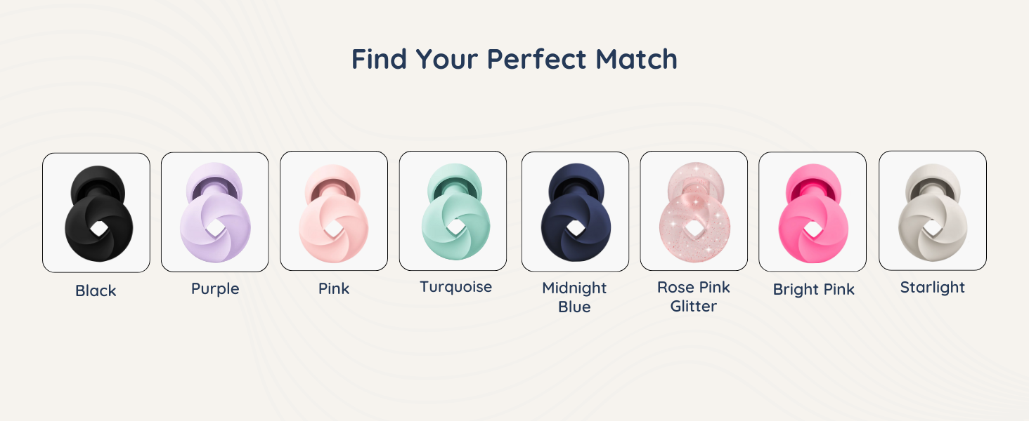 Earplugs for Sleeping - Select your preferred color