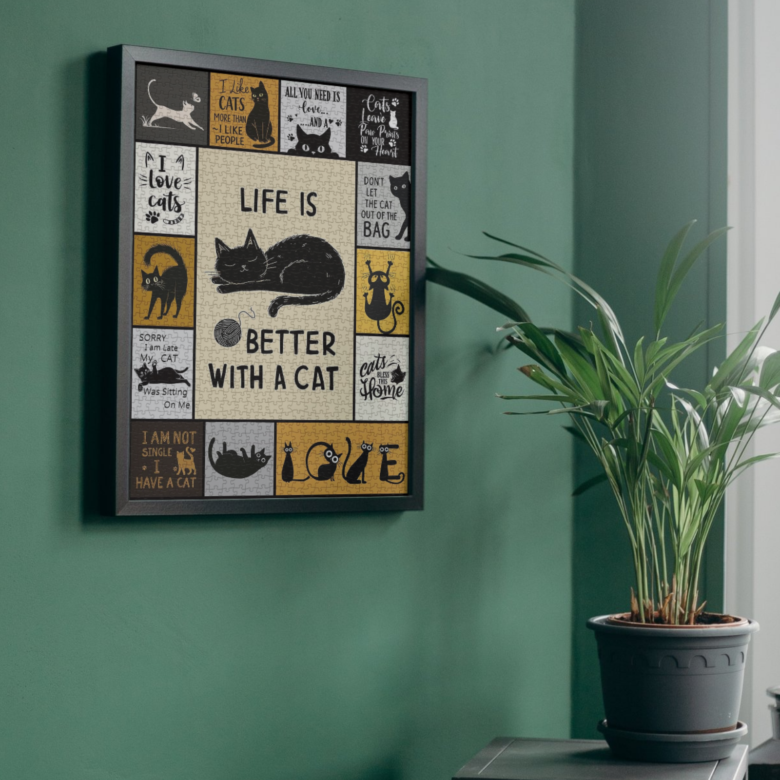 Funny Cat Puzzles for Adults 1000 Pieces