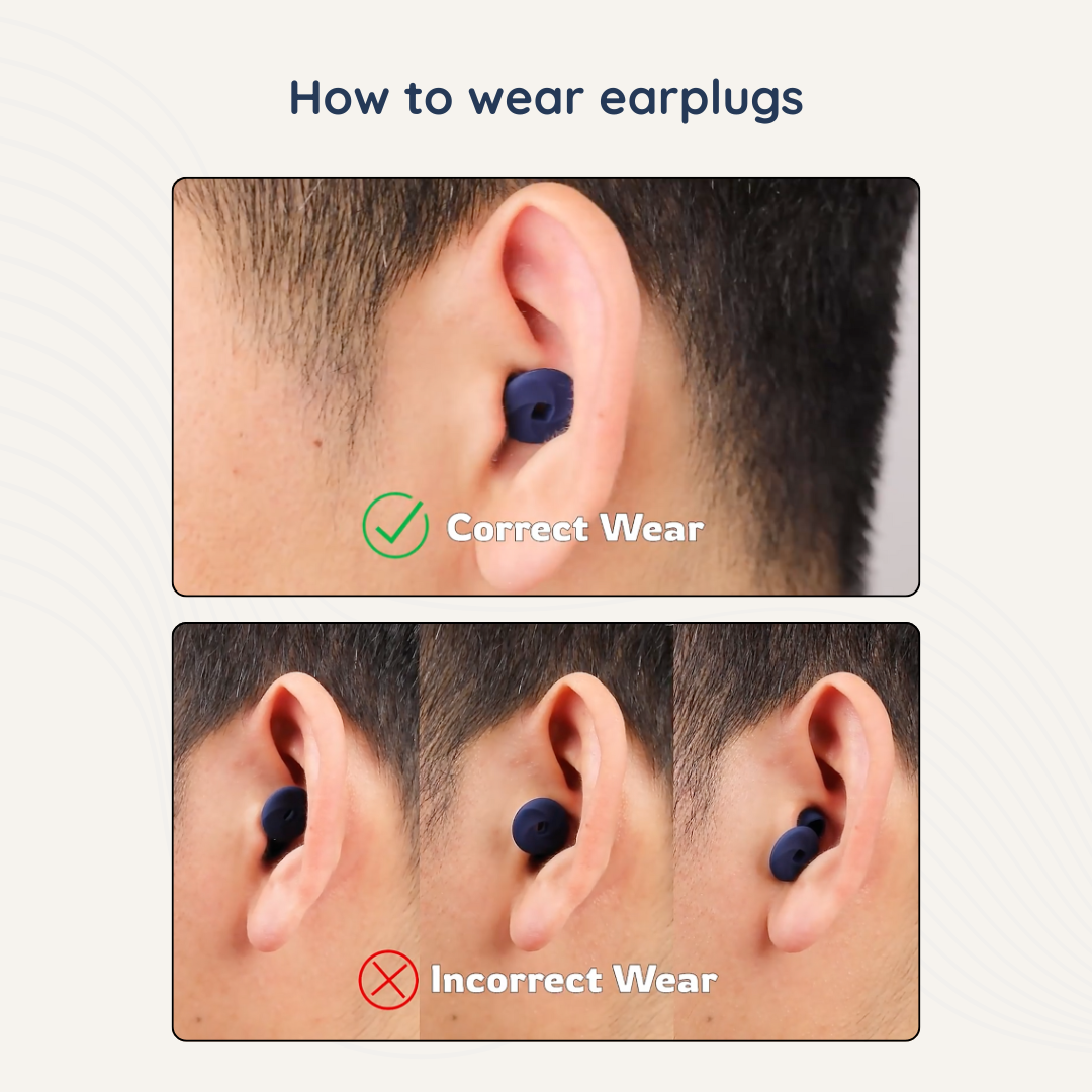 Zulfees DreamSleep Earplugs for Sleeping - How to wear earplugs for sleeping