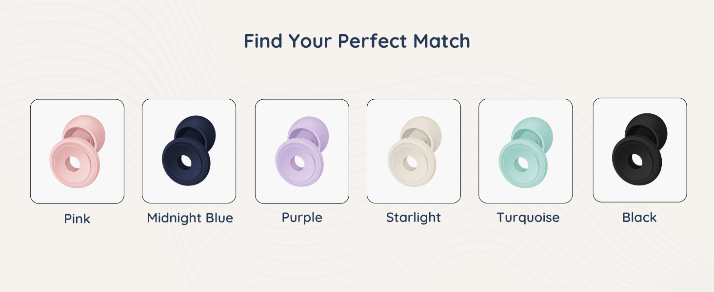 QuietSleep Earplugs for Sleeping - Select your preferred color