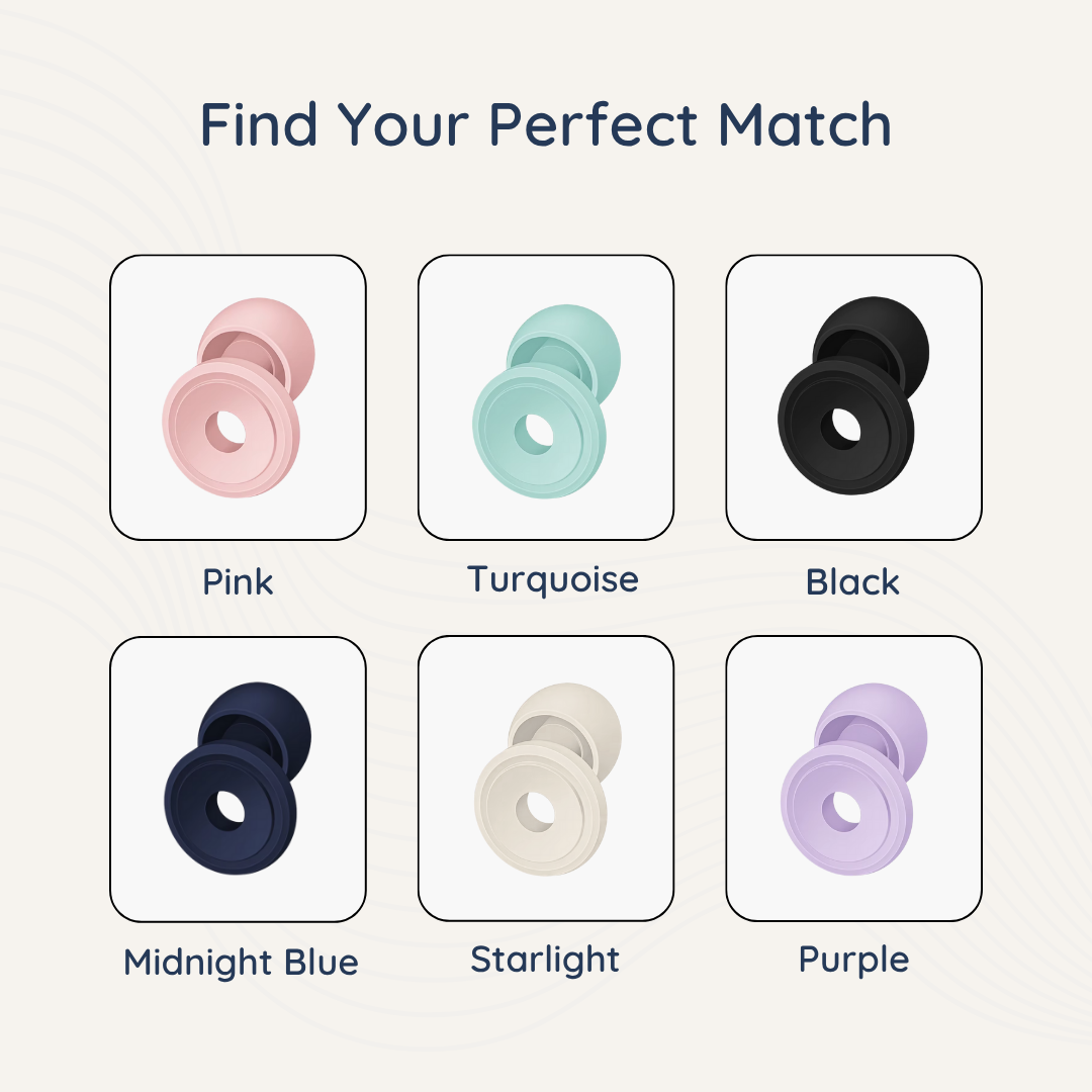 QuietSleep Earplugs for Sleeping - Select your preferred color