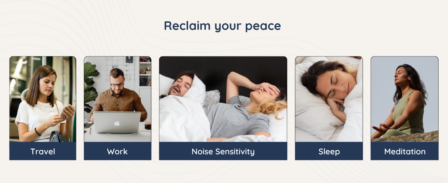 Reclaim your peace using QuietSleep Earplugs for Sleeping