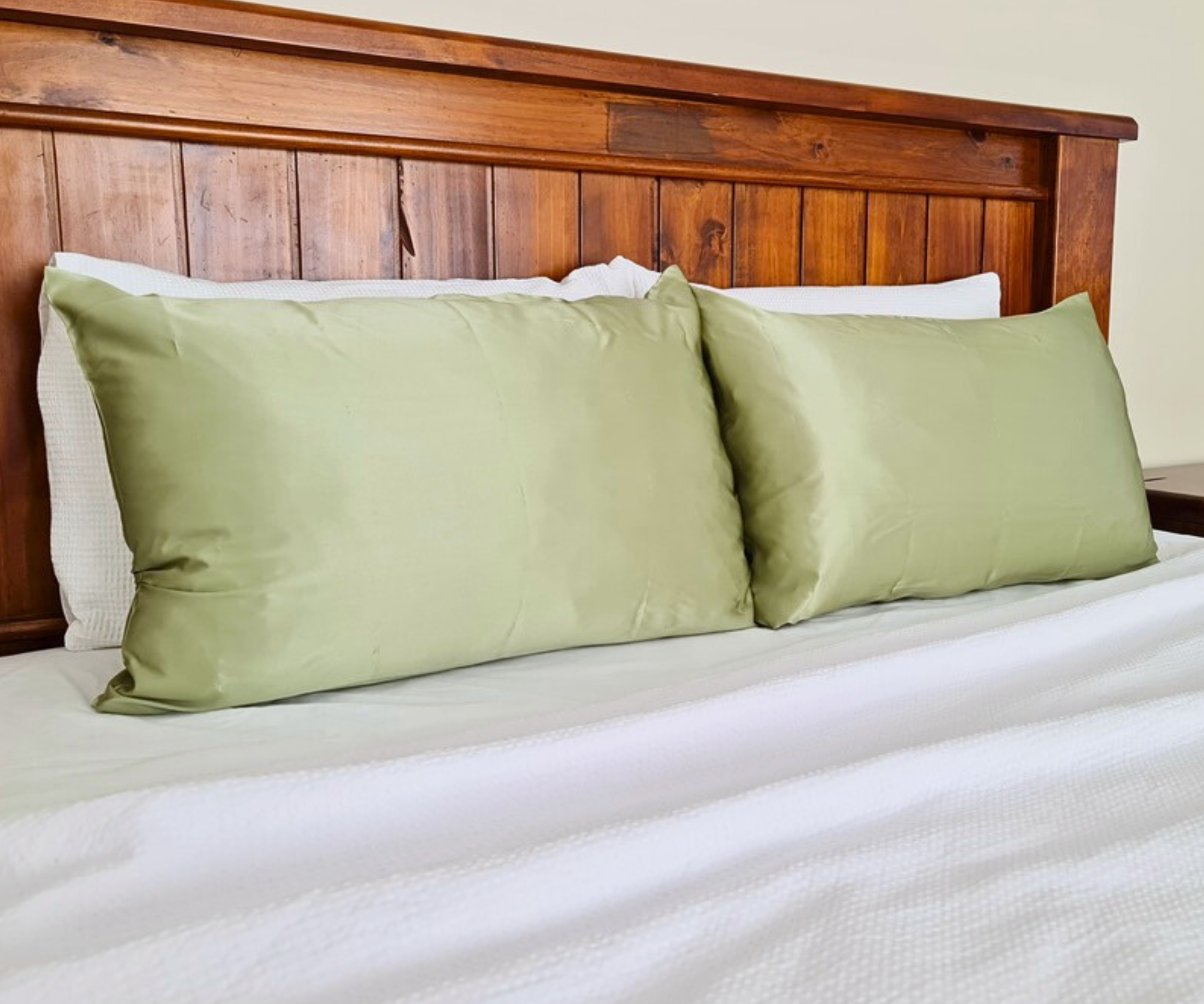 Silk Pillowcases NZ Olive Green