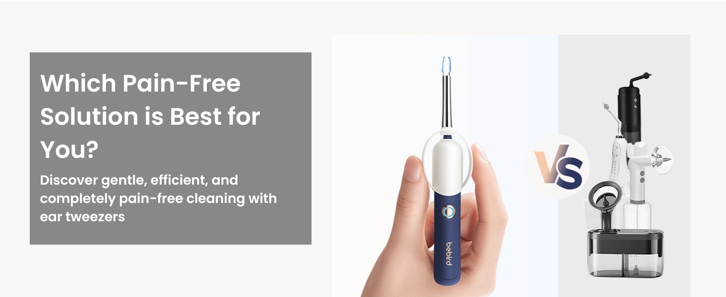 Bebird Earwax cleaner vs water cleaning