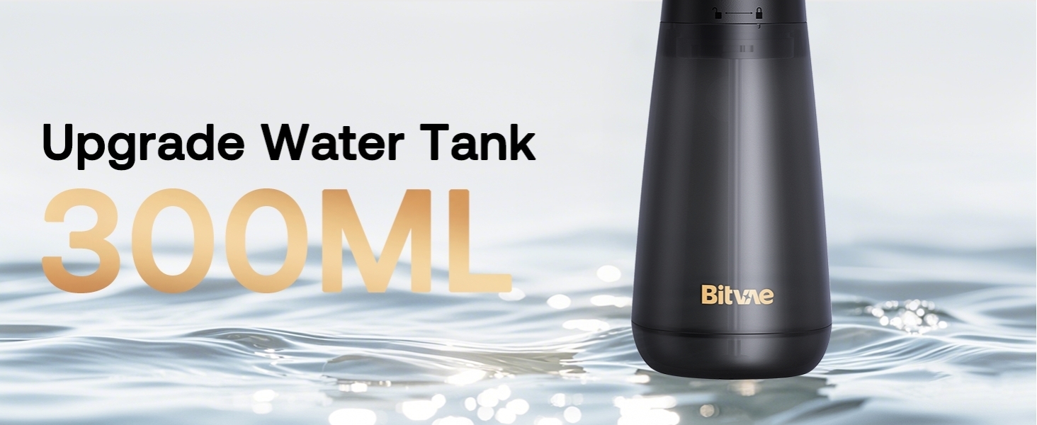 Water Flosser Bitvae C6, 300ML Water Tank