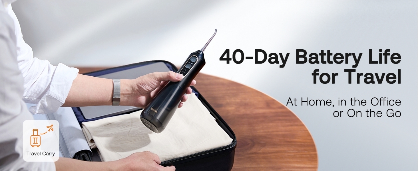 Water Flosser Bitvae C6 Battery Life 40 Days For Travel