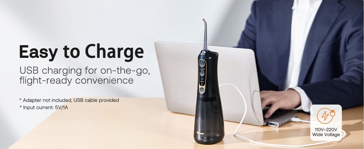 Water Flosser Bitvae C6 Easy to Charge Using USB