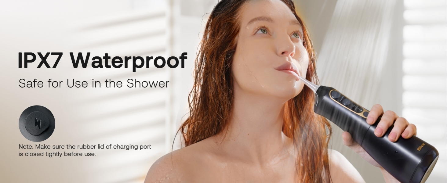 Water Flosser Bitvae C6 - IPX7 Waterprrof - Safe for use in the shower