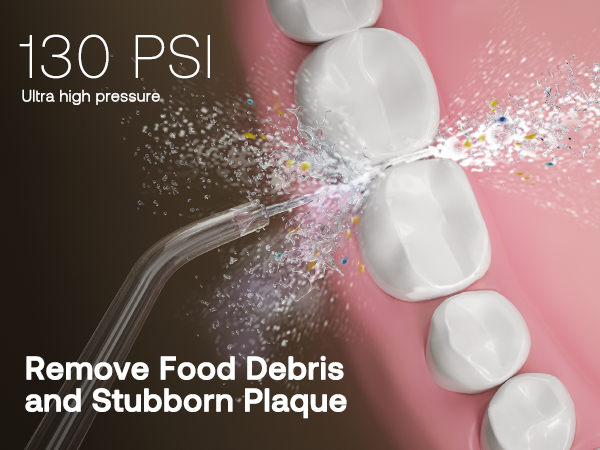 Water Flosser Bitvae C6 Remove Food Debris And Stubborn Plaque With 130 PSI Ultra High Pressure