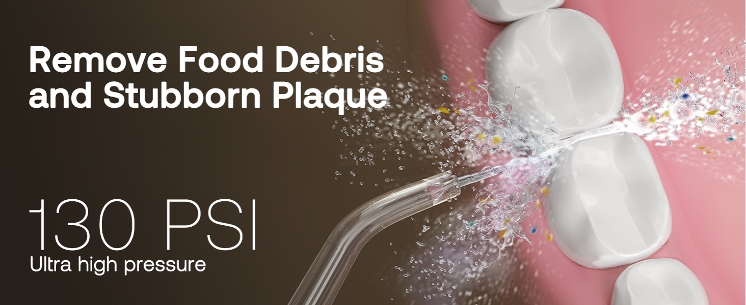 Water Flosser Bitvae C6 - Remove Food Debris and Stubborn Plaque