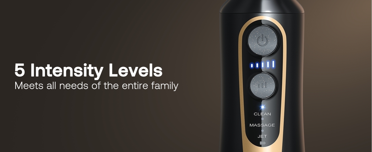 Water Flosser Bitvae C6 With 5 Intensity Levels Meets All Needs Of The Entire Family