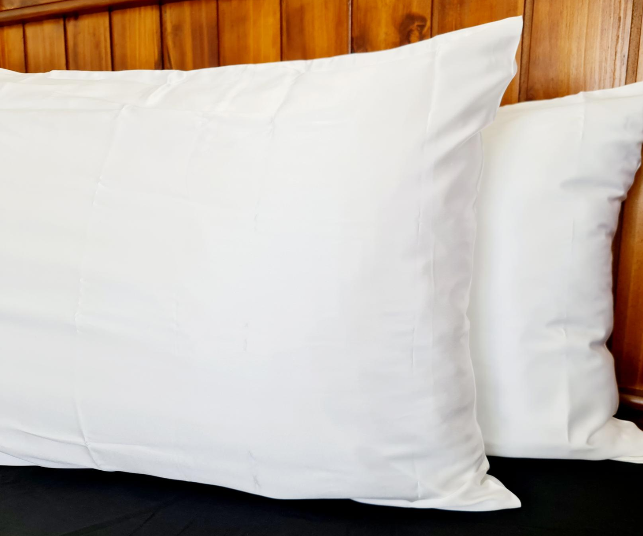White Silk Pillowcase 22 Momme 100% Mulberry Silk Grade 6A, 70x50cm, with Hidden Zipper