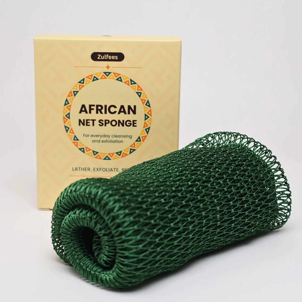 Zulfees African Net Sponge Green