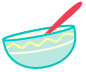 made fresh daily icon of a bowl