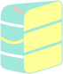 Slice of cake icon