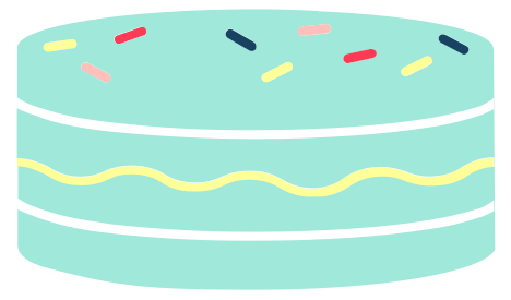 clipart cake no candles