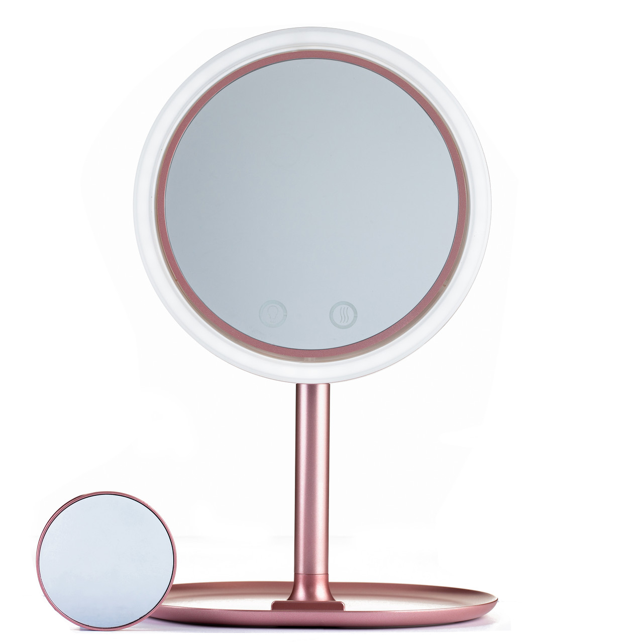 led makeup mirror with fan