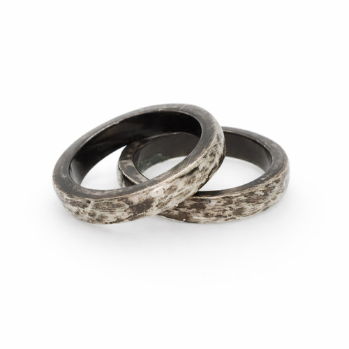 Stackable Silver Chunky Ring