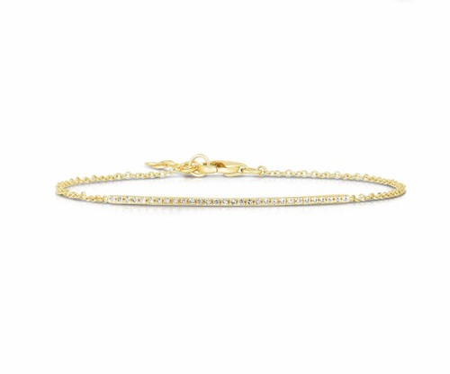 Diamond Bar Bracelet