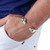 Double Large Skull Cuff Bracelet