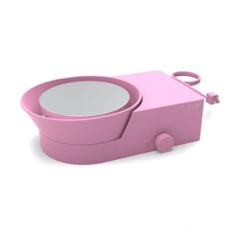 S+ Tabletop Pottery Wheel, 250 W, Pink