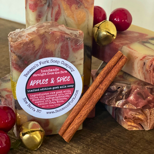 Apple spice goat milk soaps