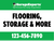24 x 18 Flooring, Storage & More Yard Sign with H-Stake