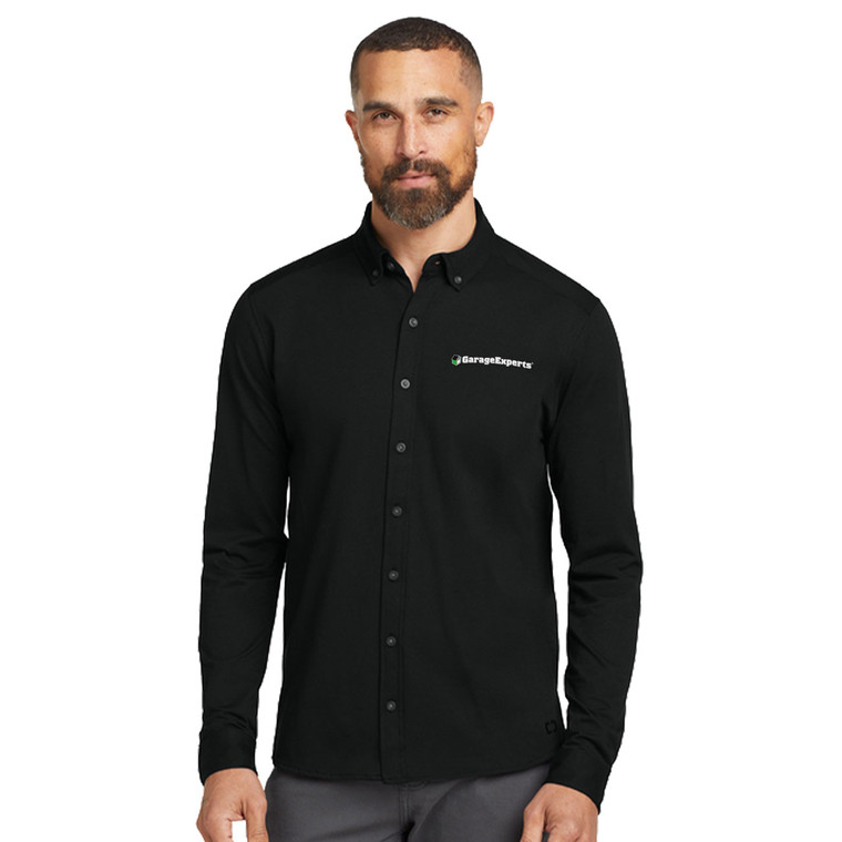 OGIO Code Stretch Long Sleeve Button-Up