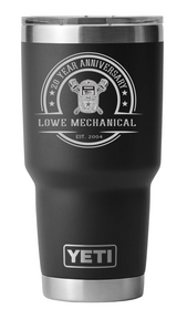 Lowes Mechanical 20th Anniversary 30oz Yeti Tumbler