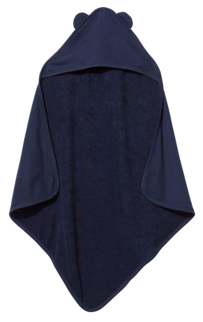 Gwinnett Swim Navy Terry Cloth Hooded Towel with Ears