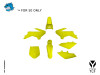 PLASTIC KIT 50cc - YELLOW