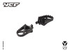 ALUMINIUM CNC FOOT PEGS SET Bla