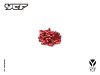 SPOKE NIPPLES - 32PCS - RED