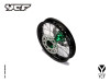 COMPLETE ALUMINUM REAR WHEEL 1.85-14" w/DISC - GREEN