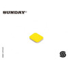 SUNDAY - FRONT NUMBER PLATE - YELLOW