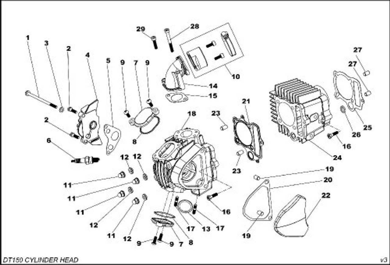 CYLINDER HEAD (18)