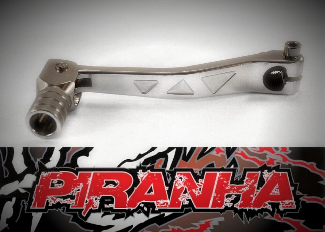 PIRANHA V4 BILLET GEAR SHIFTER - SILVER