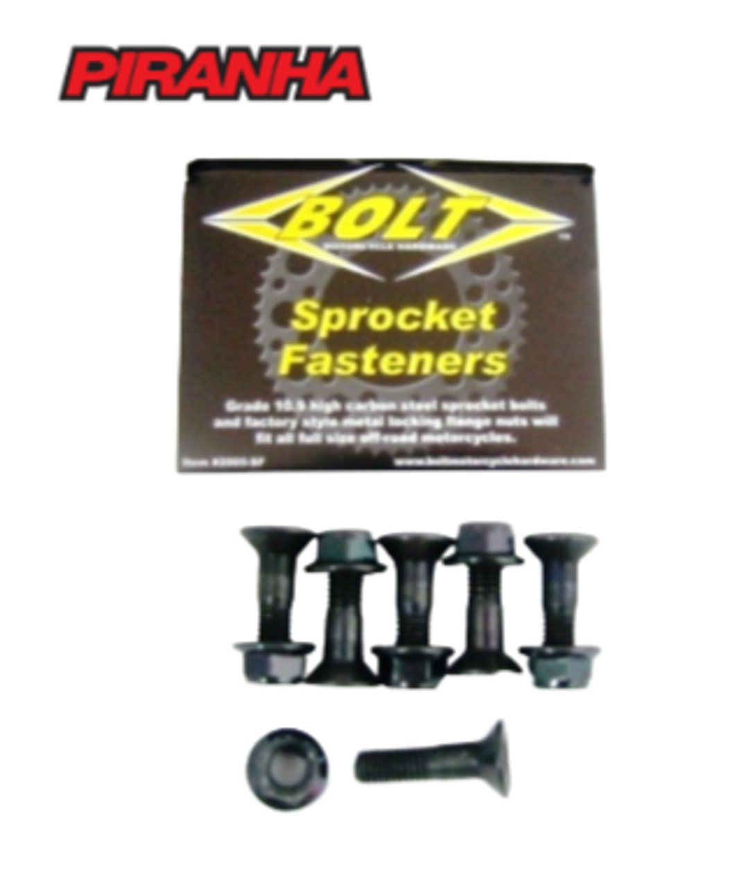 SPROCKET BOLTS (SILVER) GRADE 10