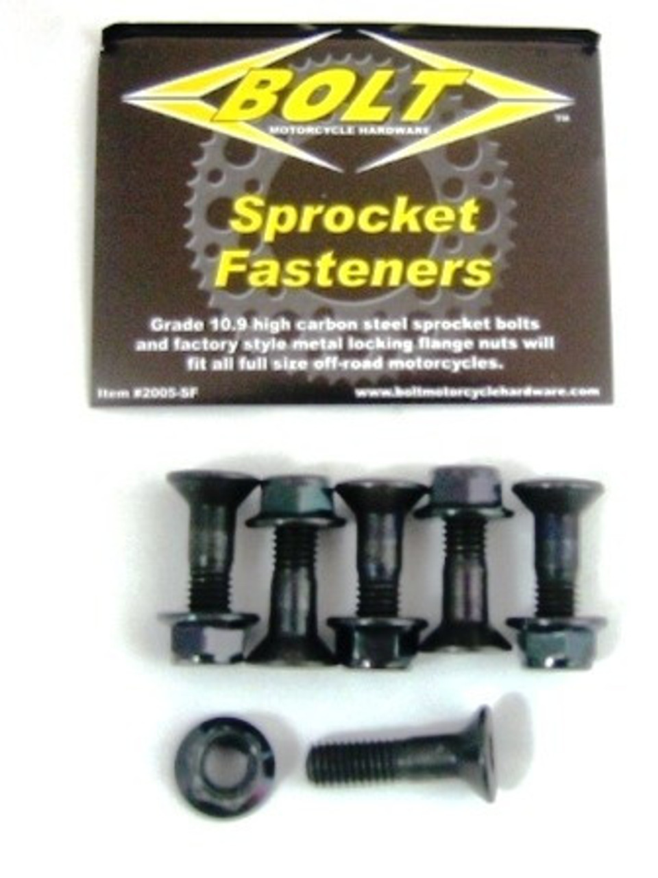 SPROCKET BOLTS (SILVER) GRADE 10