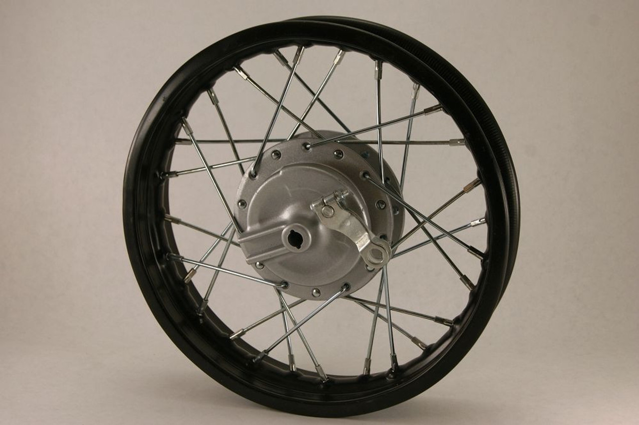 12" CRF50 FRONT WHEEL WITH DRUM - 12" x 1.85