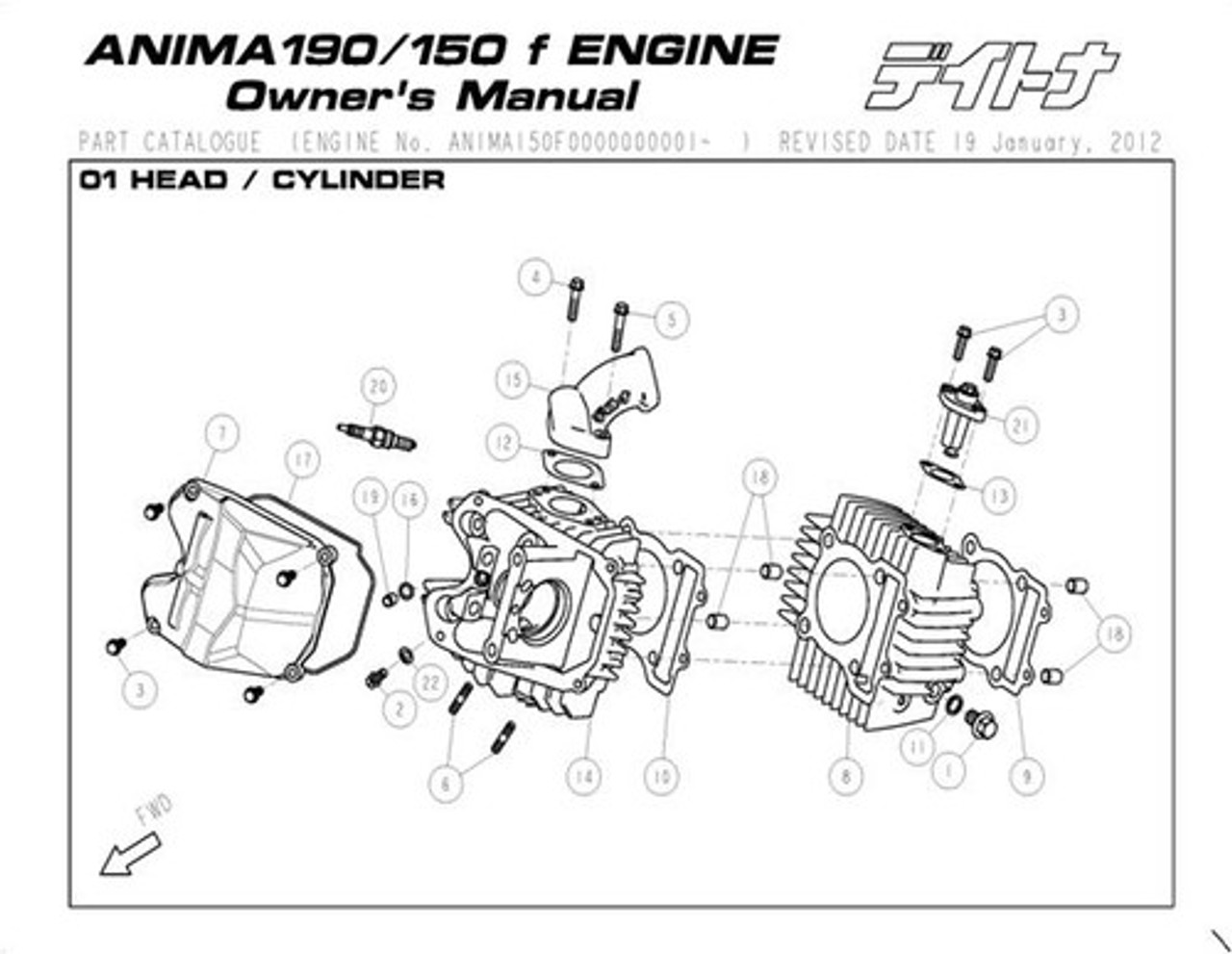 GASKET, MANIFOLD (12)