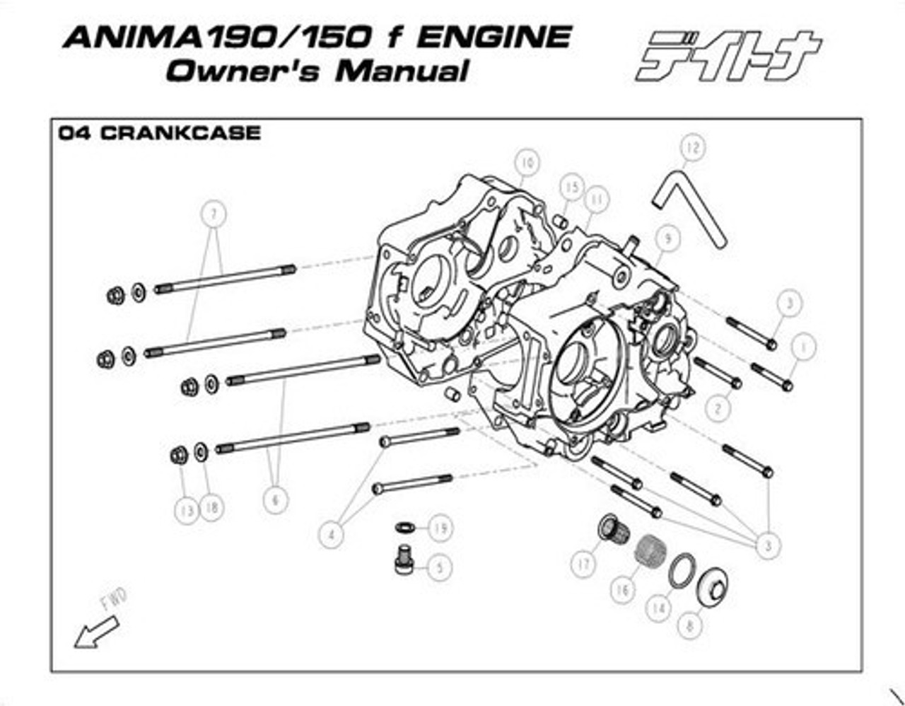 BOLT, HEXAGON M6x105 (4)
