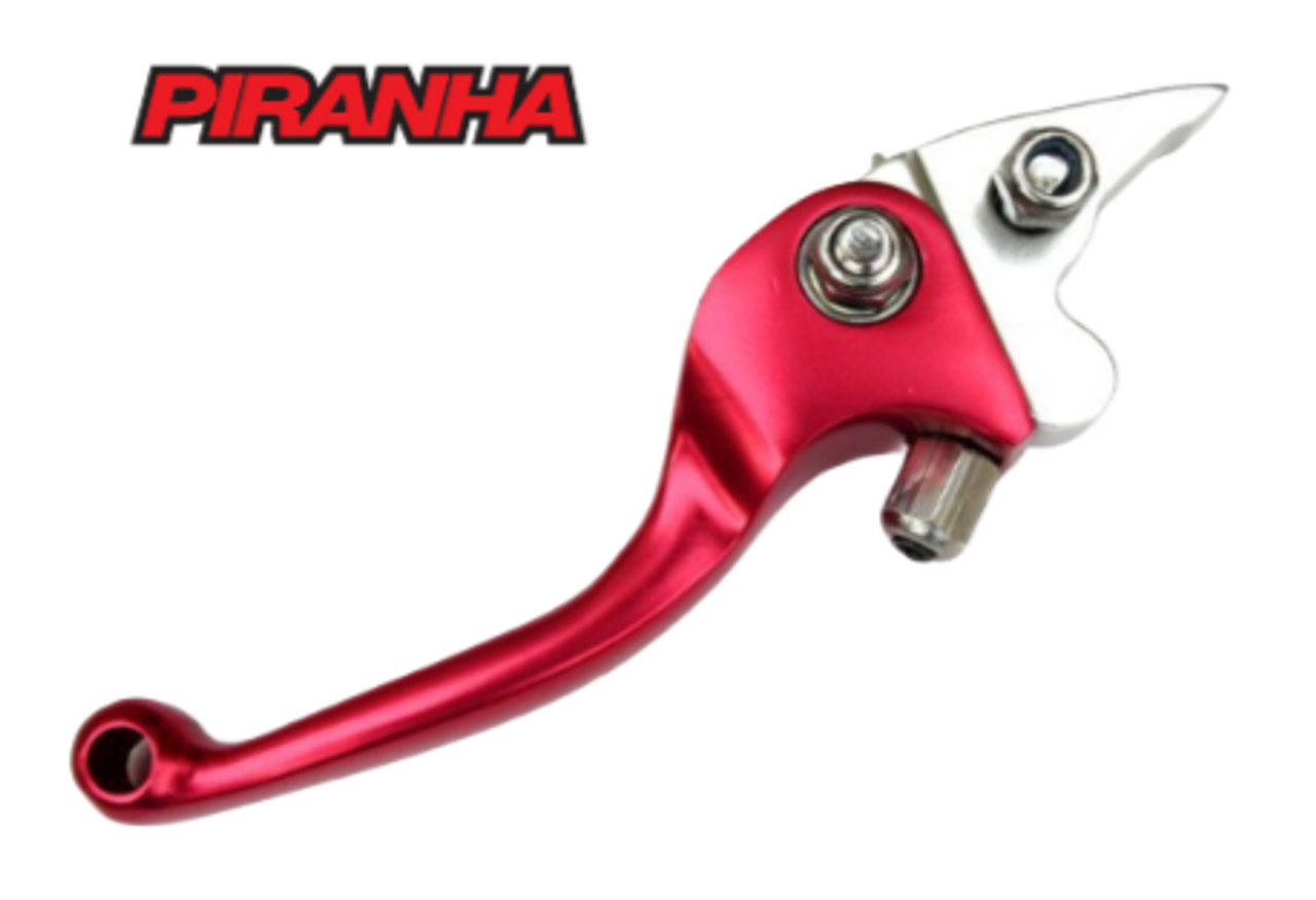 PIRANHA FOLDING LEVER 2012+ (RED)