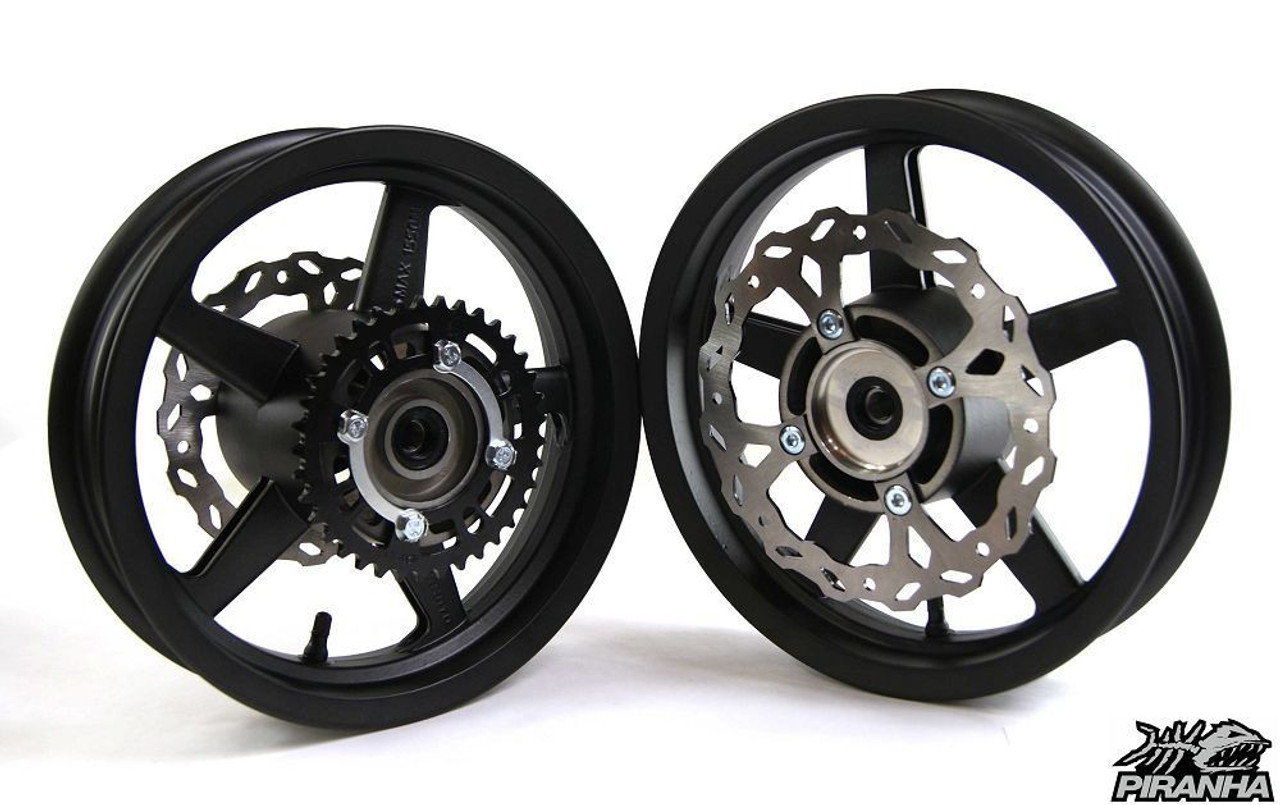 MOTARD 12" TUBELESS WHEELS SET (S1)