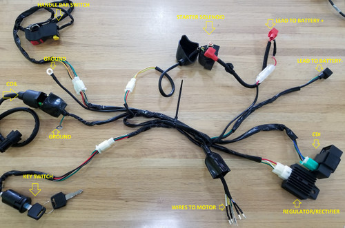 140cc PIRANHA SEMI-AUTO E-START